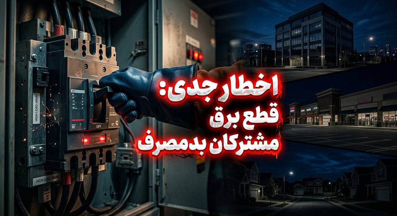 برق مشترکان اداری، تجاری و خانگی پرمصرف بدون تشریفات قطع میشود