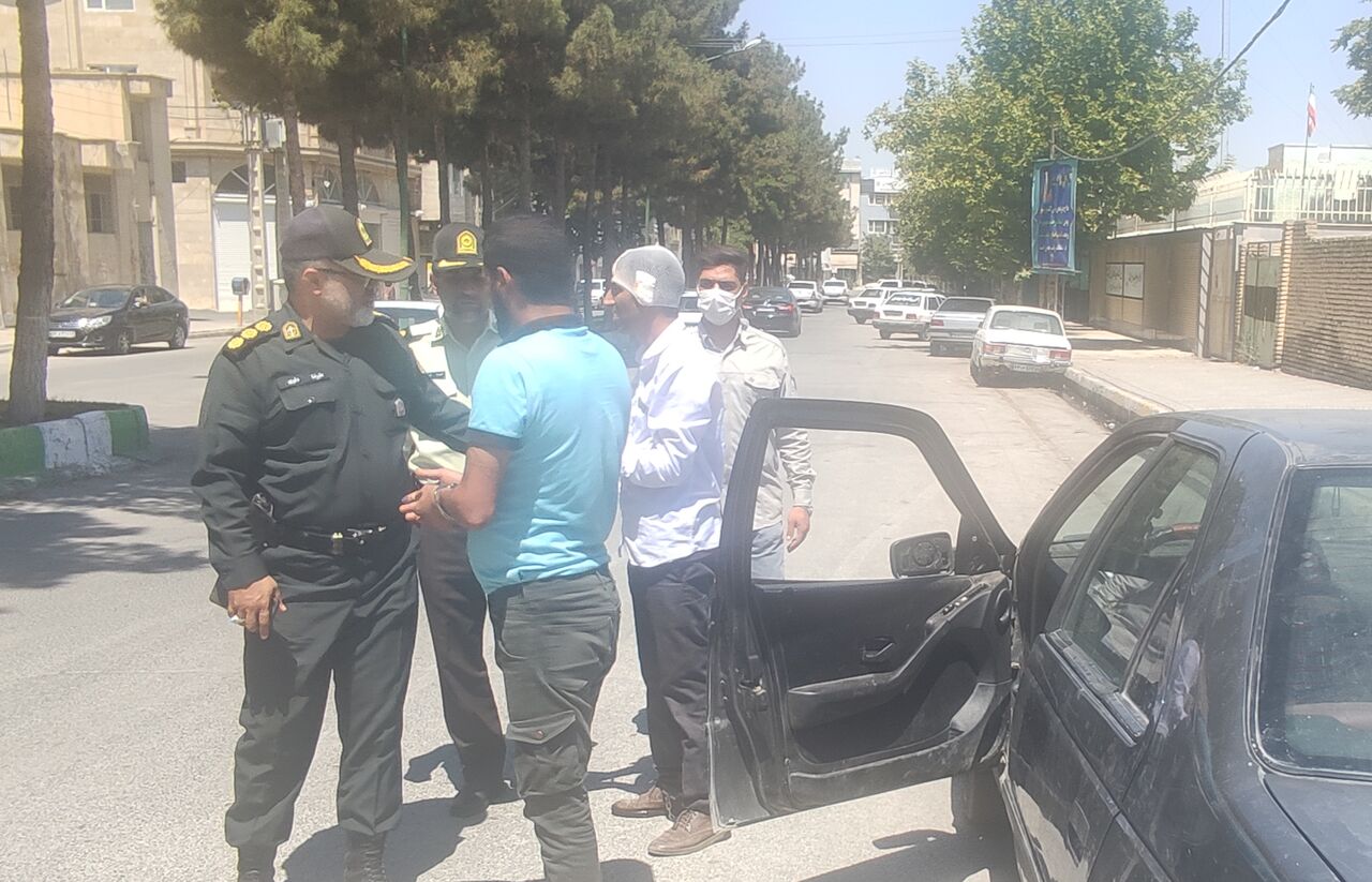 اشرار قمه کش در کرمانشاه با اقتدار پلیس زمینگیر شدند