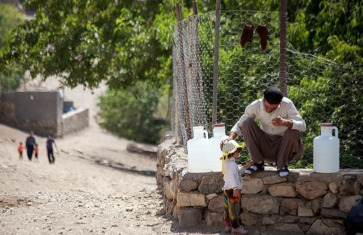 آبدهی چشمه شهر باینگان ۸۵ درصد کاهش یافت