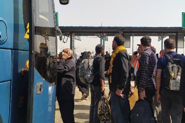 جابه‌جایی ۳۰ هزار زائر اربعین با ناوگان جاده‌ای لرستان
