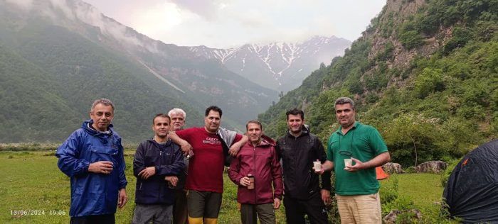 کوهنوردان شرکت گاز استان گلستان موفق به صعودی دیگر شدند