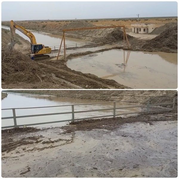 بهره مندی از سیلاب رودخانه اترک برای آبگیری تالاب ها و سد دانشمند   