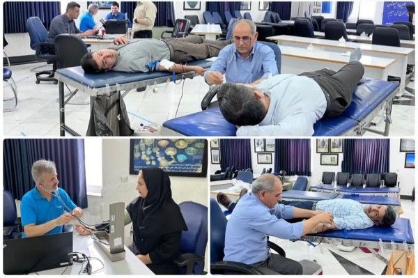 کارکنان شرکت آب منطقه ای گلستان خون خود را اهدا کردند