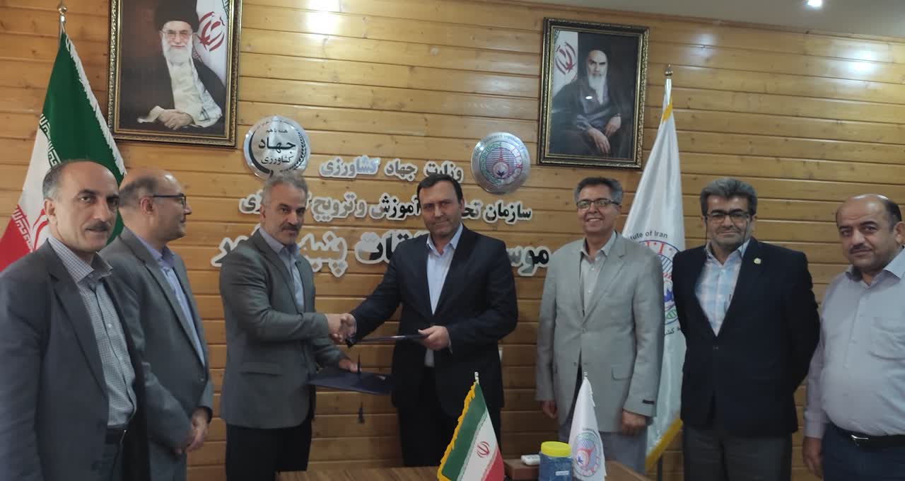 با حضور قربانی رئیس موسسه تحقیقات پنبه کشور  قرارداد واگذاری موقت رقم پنبه ورامین منعقد شد