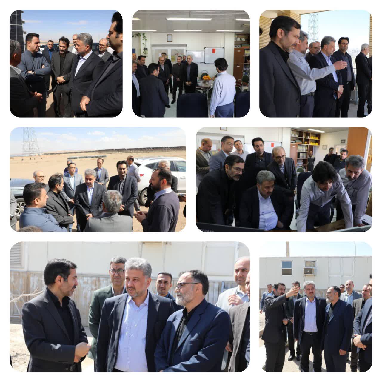 بازدید معاون برق و انرژی وزارت نیرو و مدیرانعامل برق منطقهای و توزیع سمنان از پست ۲۳۰ کیلو ولت سیار شهید شامانی دامغان؛ پست ۴۰۰ کیلوولت بسطامی و نیروگاه ۵۰ مگاواتی دیزج